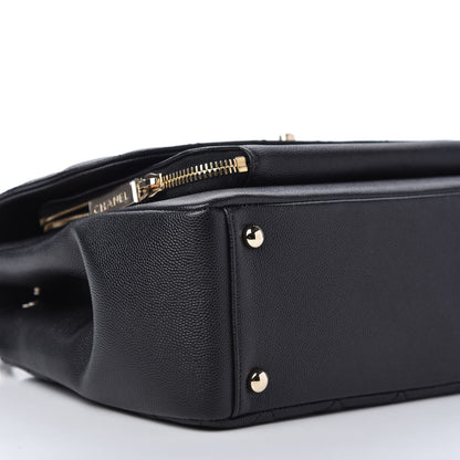 Chanel Caviar Quilted Large Business Affinity Flap Black 6 of 10