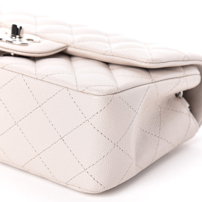 Chanel Caviar Quilted Mini Rectangular Flap White 9 of 10
