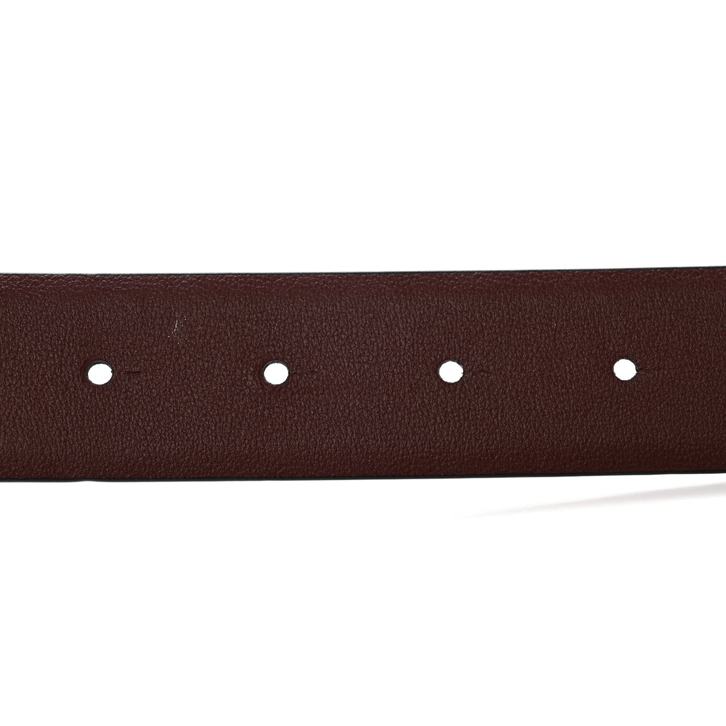 Calfskin CC Reversible Belt 70 28 Black Burgundy