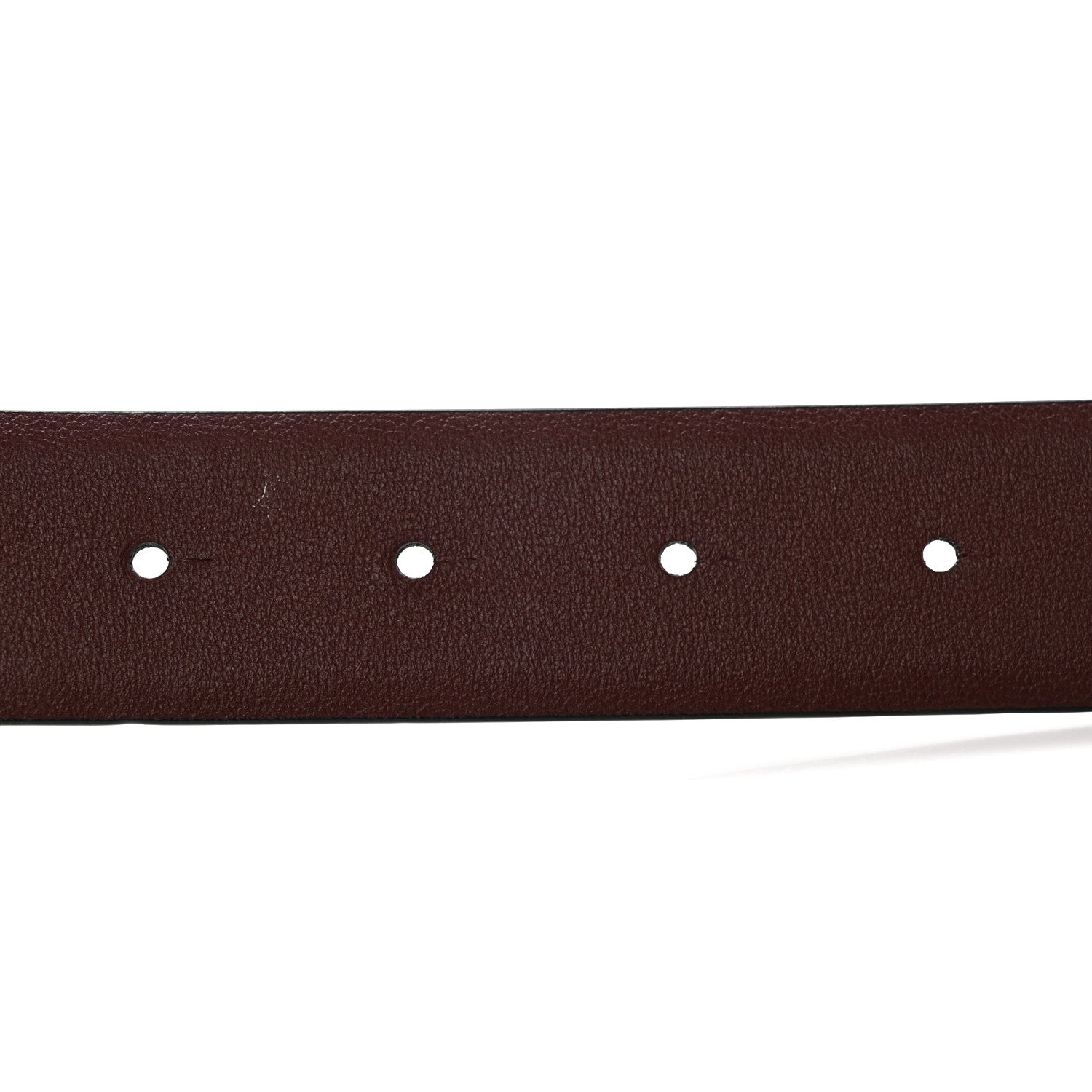 Chanel Calfskin CC Reversible Belt 70 28 Black Burgundy 4 of 6