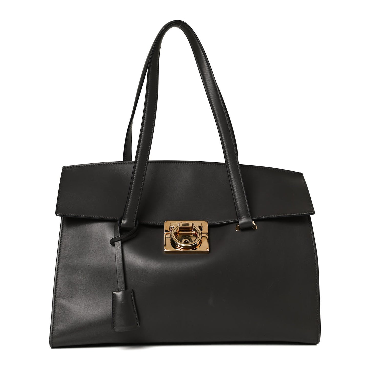 Calfskin Mara Shoulder Bag Black