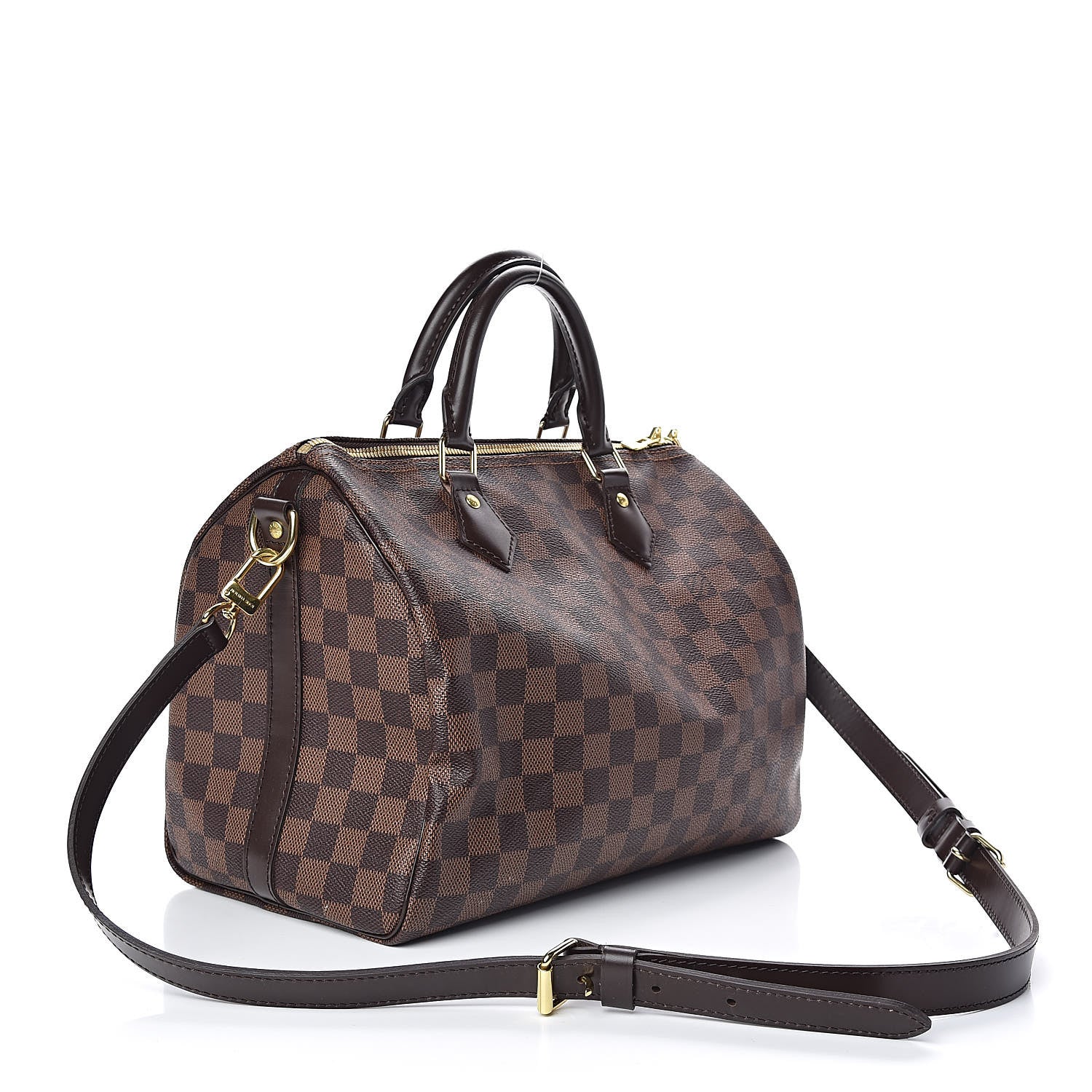 Louis Vuitton Damier Ebene Speedy Bandouliere 30 3 of 10
