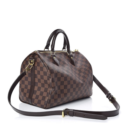 Louis Vuitton Damier Ebene Speedy Bandouliere 30 3 of 10