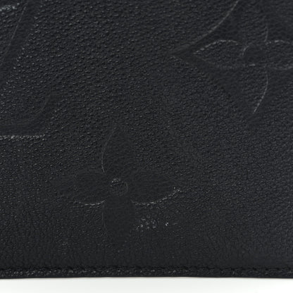 Louis Vuitton Empreinte Monogram Giant Neverfull MM Pochette Black 7 of 8