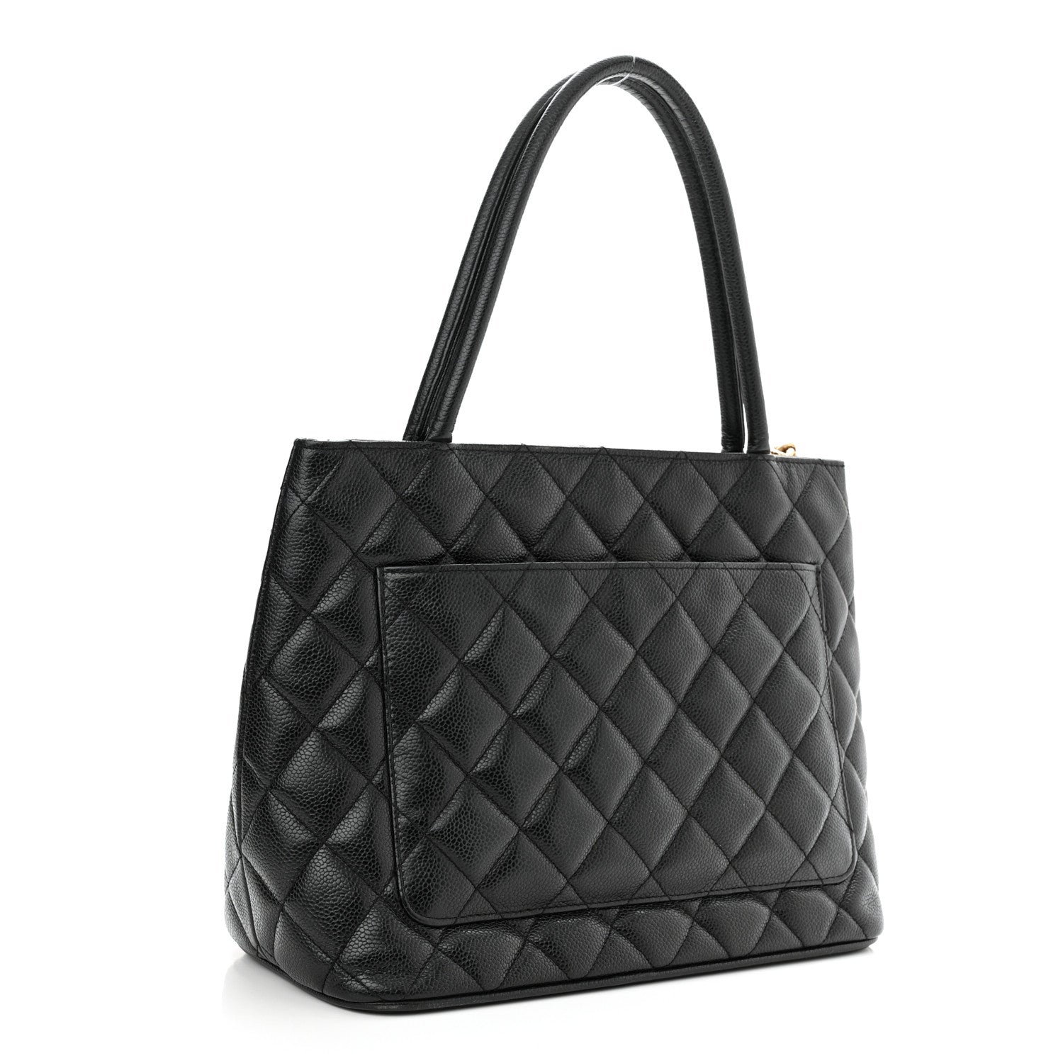 Chanel Caviar Quilted Medallion Tote Black 3 of 10