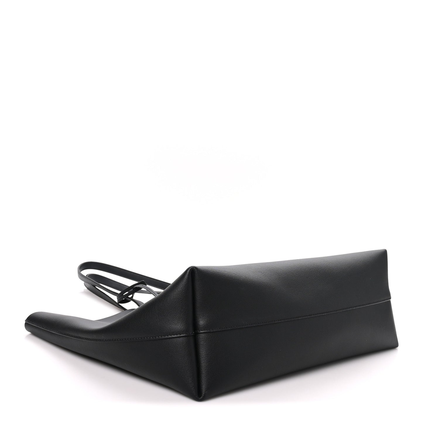 Calfskin Large Shopping Tote Black