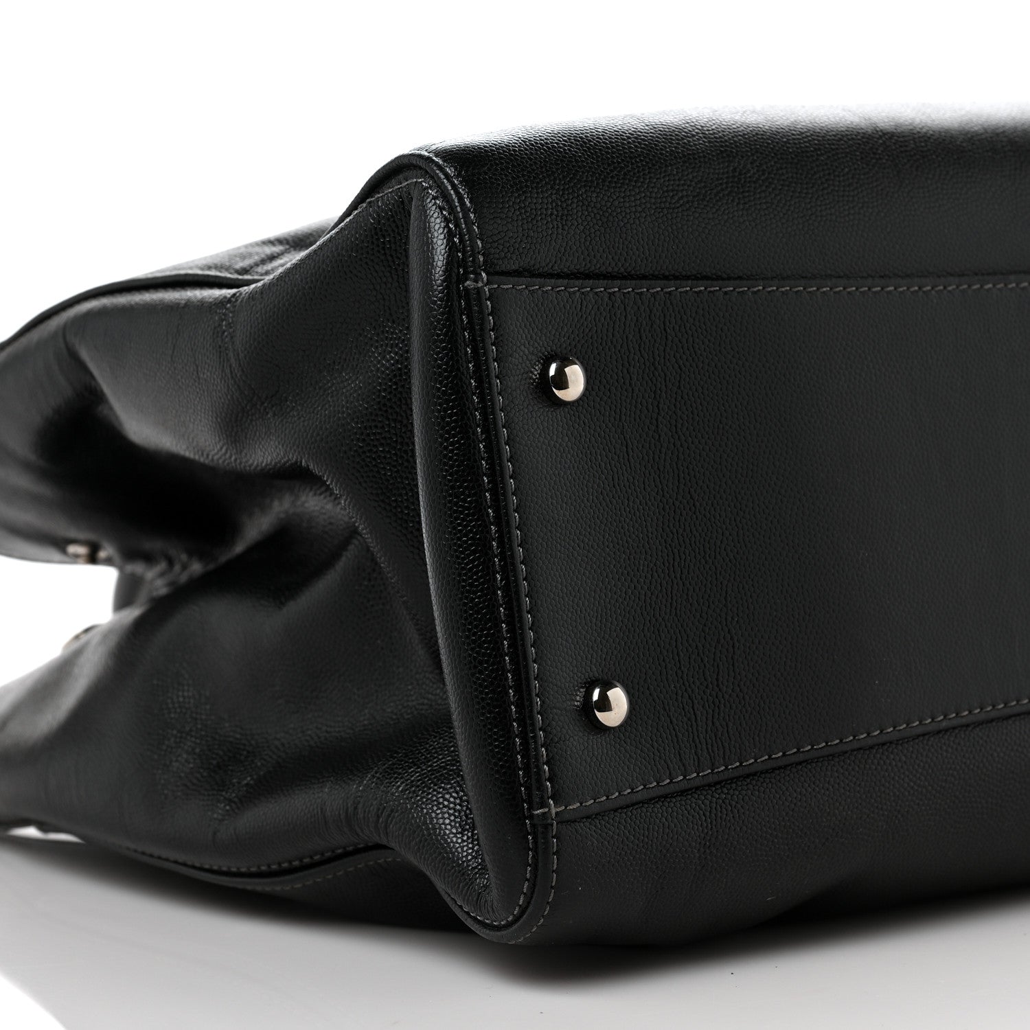 Chanel Caviar Medium Cerf Executive Shopper Tote Black 8 of 11