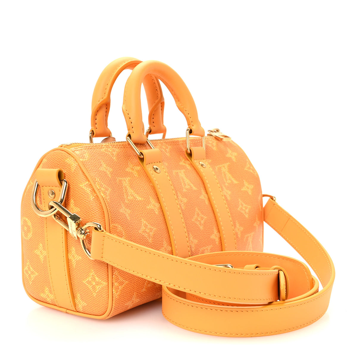 Monogram Heritage Keepall Bandouliere 25 Yellow