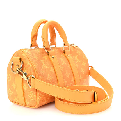 Louis Vuitton Monogram Heritage Keepall Bandouliere 25 Yellow 3 of 10