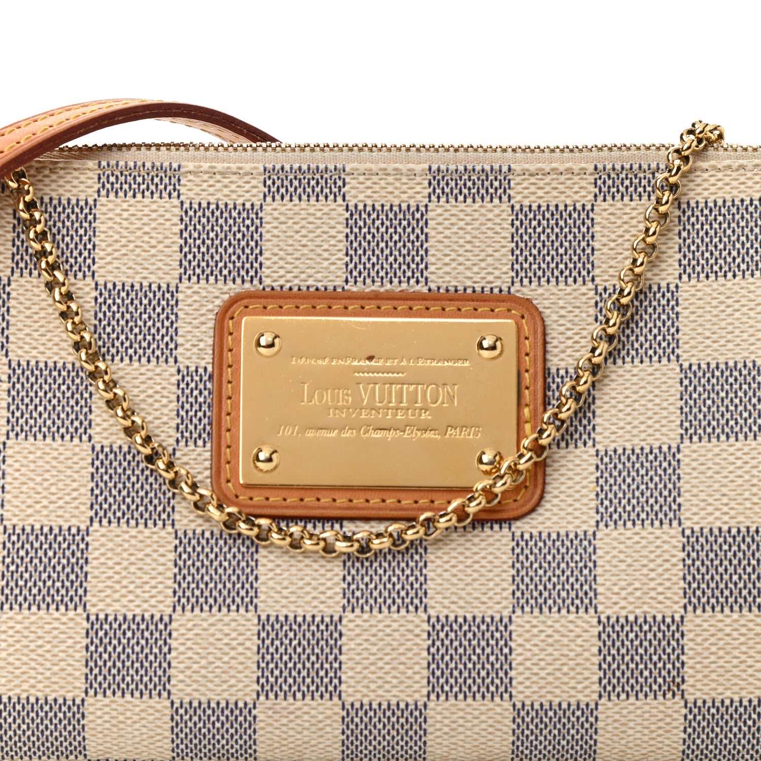 Louis Vuitton Damier Azur Eva Clutch 11 of 13