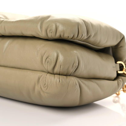 Loewe Lambskin Goya Puffer Bag Dark Green 6 of 11