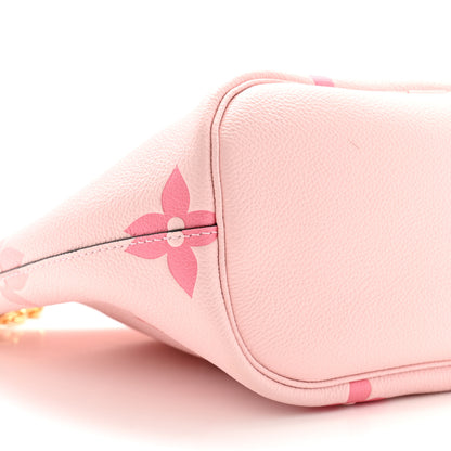 Louis Vuitton Empreinte Monogram Giant By The Pool Marshmallow Hobo PM Bouton De Rose 9 of 13