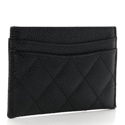 Chanel Caviar Quilted Card Holder Black 3 of 8