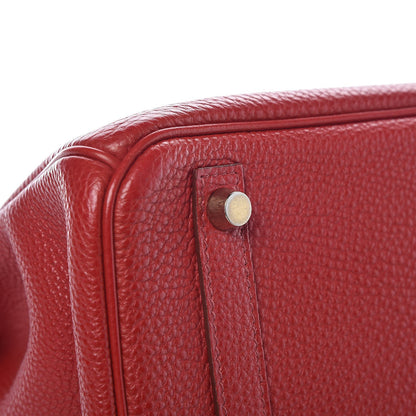 Hermes Togo Birkin 30 Rouge Garance 8 of 9