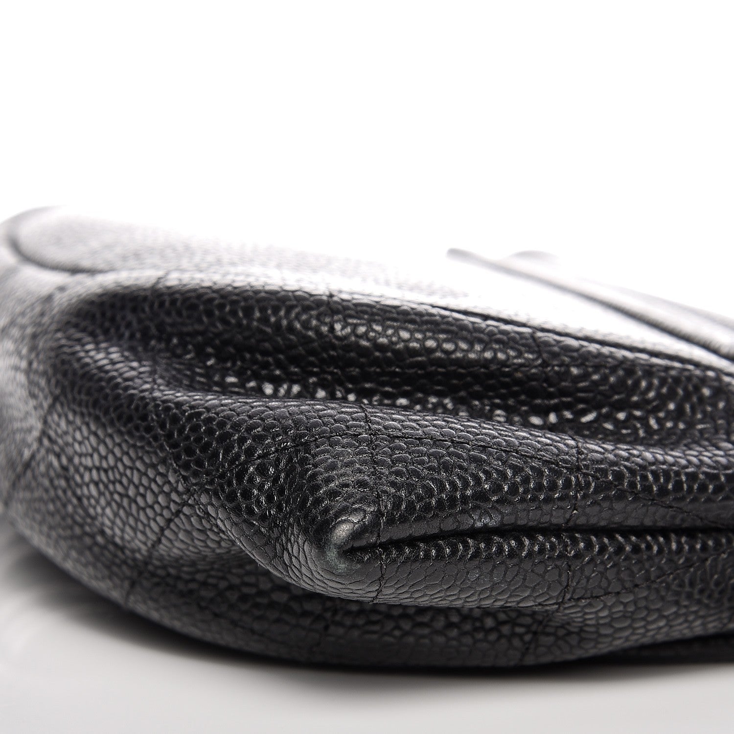 Chanel Caviar Half Moon Wallet On Chain WOC Black 8 of 10