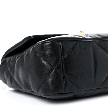 Chanel Goatskin Quilted Medium Chanel 19 Flap Black 11 of 13