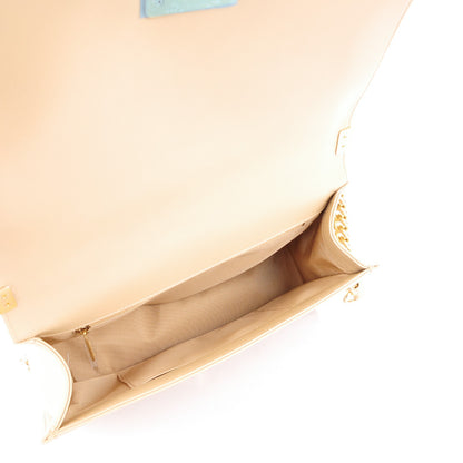 Chanel Lambskin Quilted New Medium Boy Flap Light Beige 5 of 8