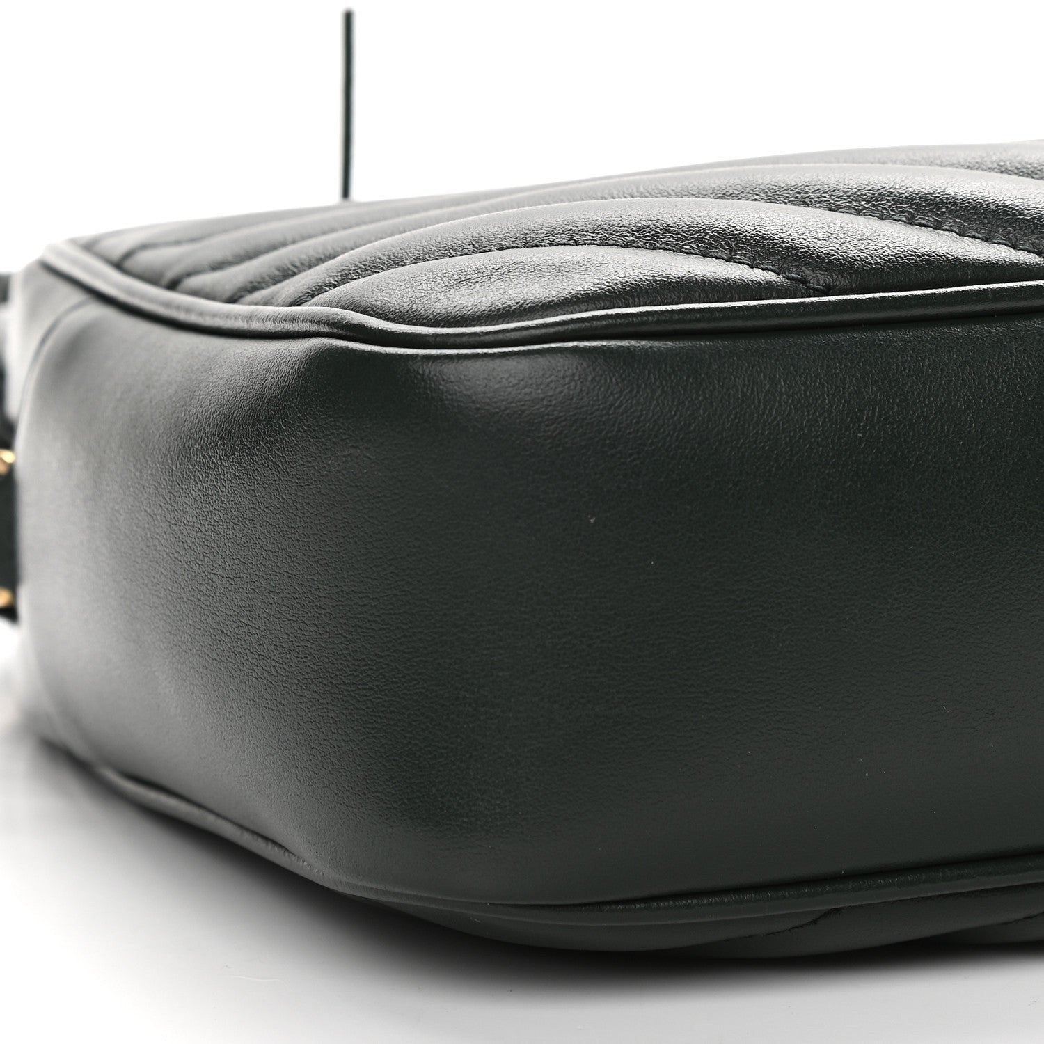 Saint Laurent Calfskin Matelasse Monogram Lou Camera Bag Military Green 8 of 10