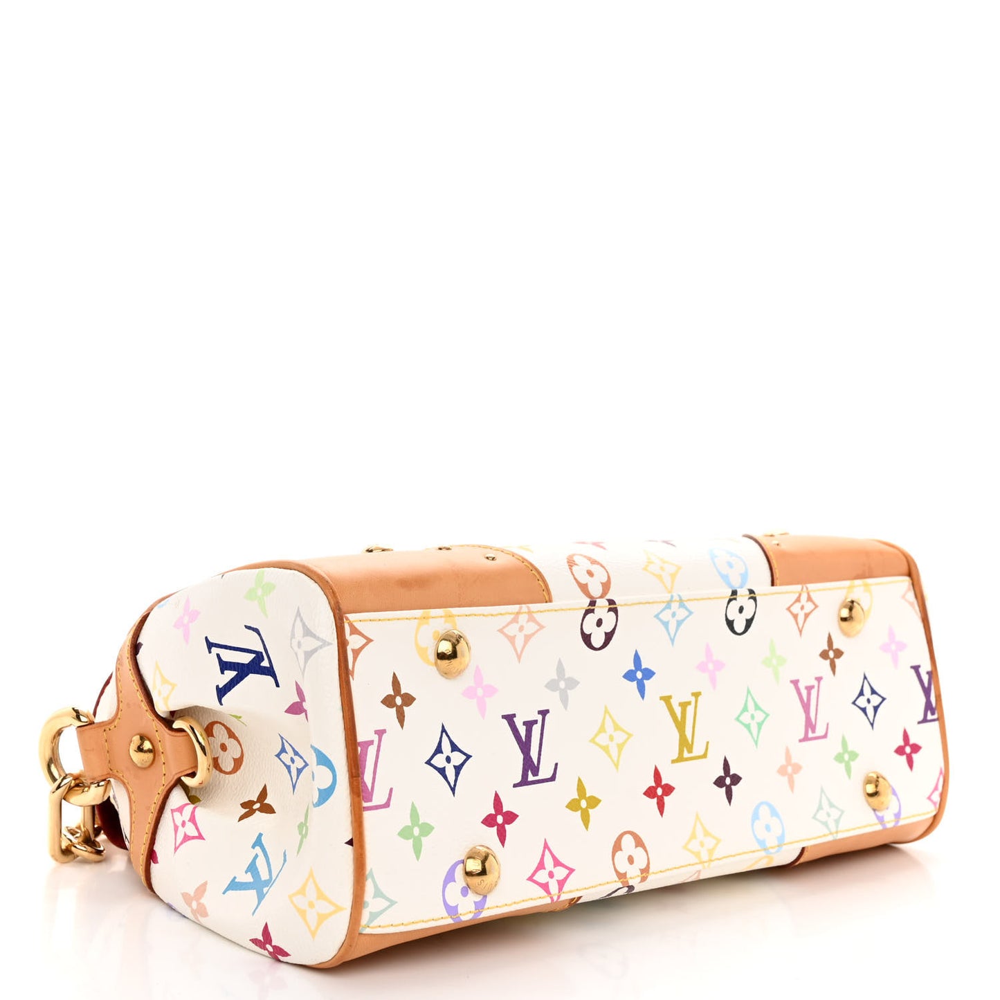Monogram Multicolor Beverly MM White