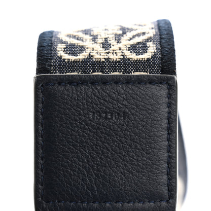 Loewe Calfskin Jacquard Anagram Strap Deep Navy 5 of 5