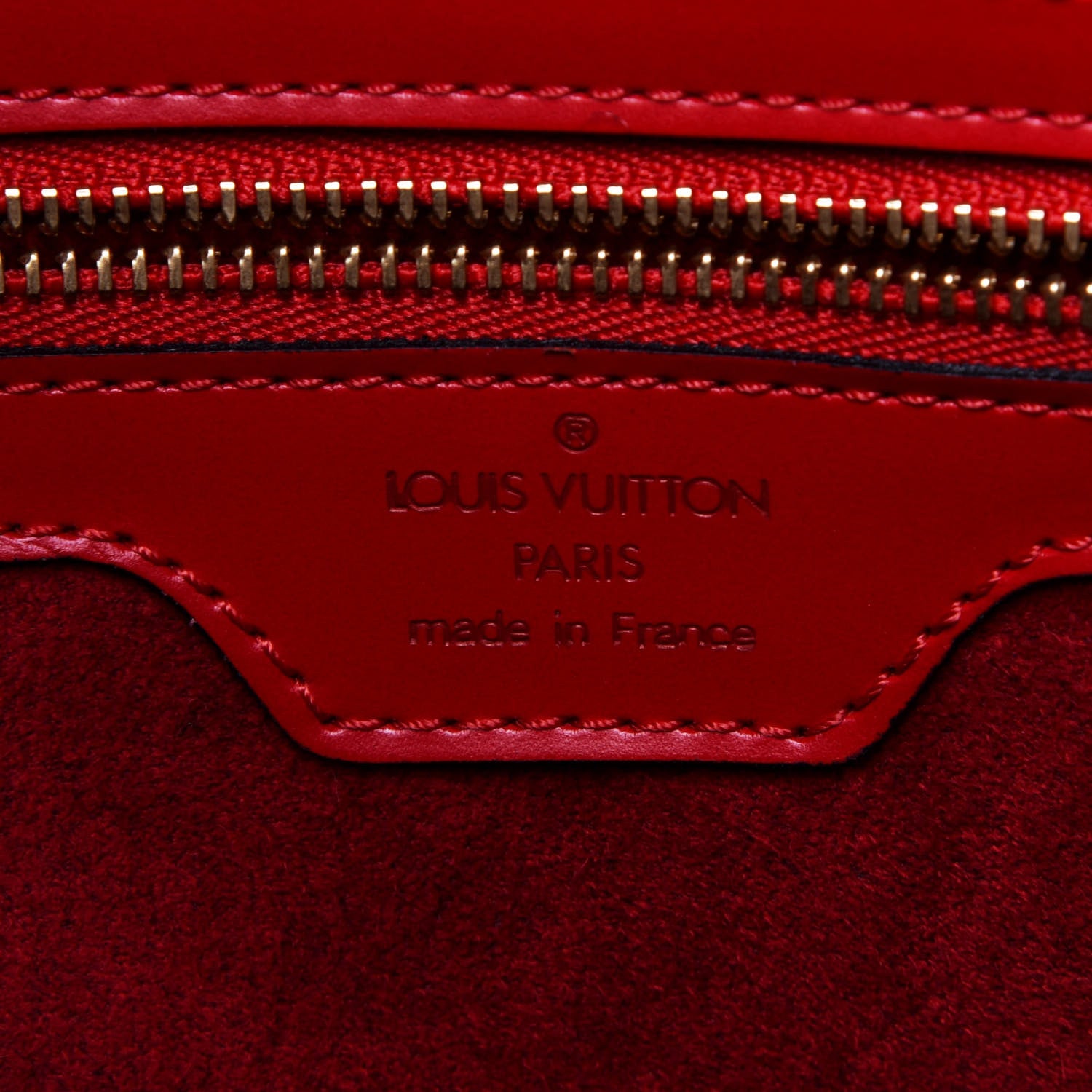 Louis Vuitton Epi Lussac Castillan Red 8 of 10