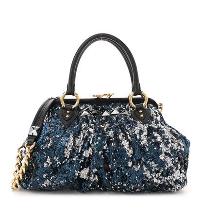 Marc Jacobs Sequined New York Rocker Stam Blue 1 of 16