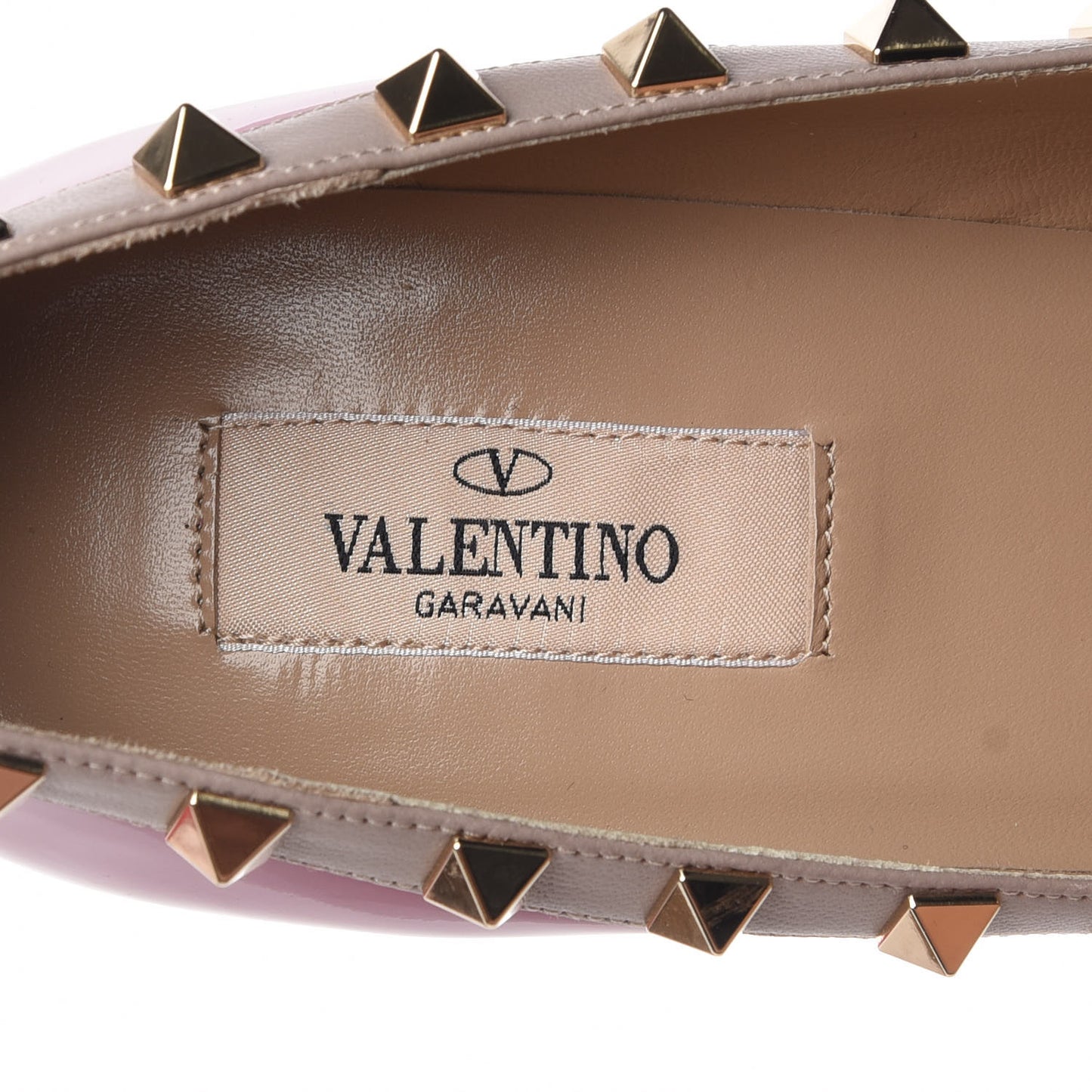 Patent Rockstud 100mm Pumps 37.5 Deep Cyclamin Poudre