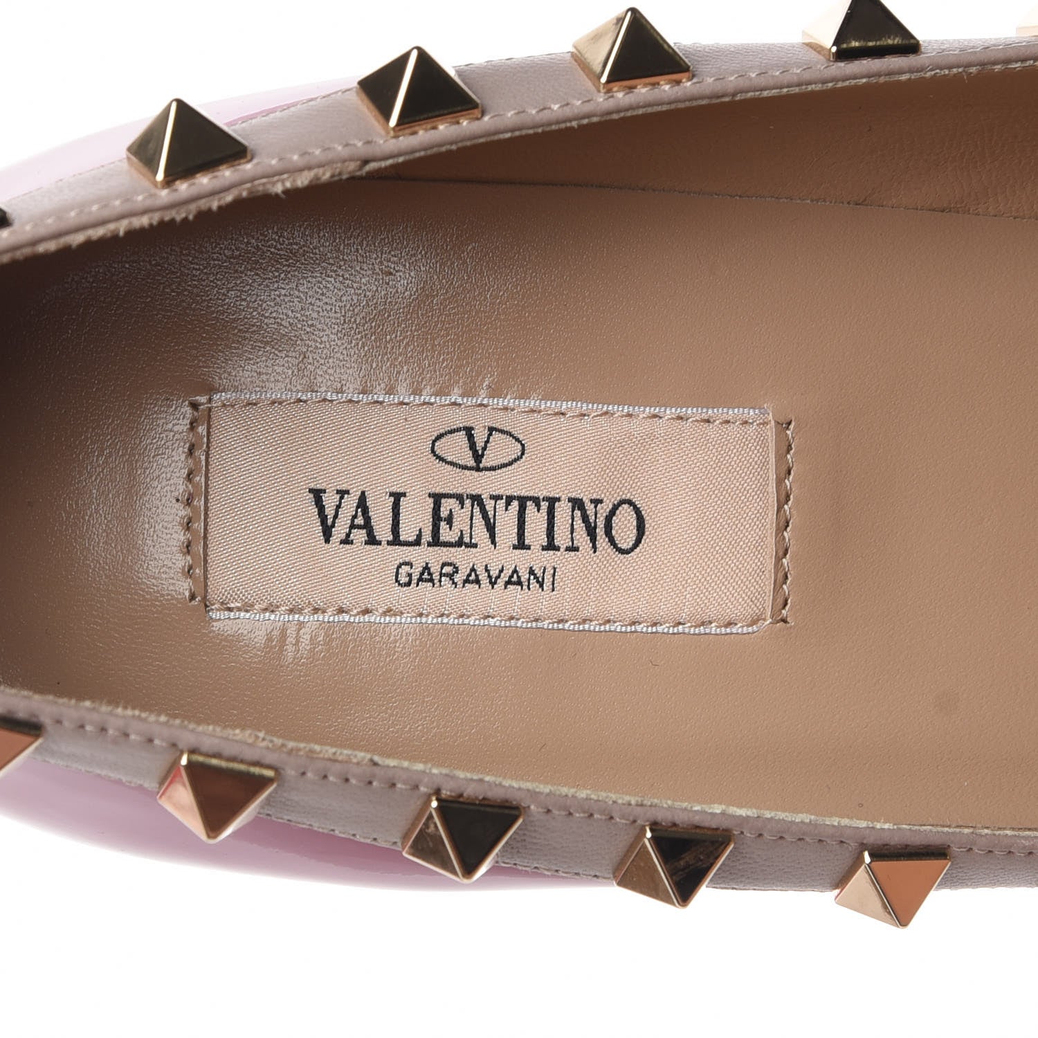 Valentino Garavani Patent Rockstud 100mm Pumps 37.5 Deep Cyclamin Poudre 7 of 8