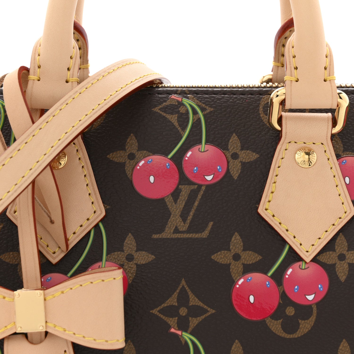 Louis Vuitton LV X TM Monogram Cerises Speedy Bandouliere 20 7 of 9