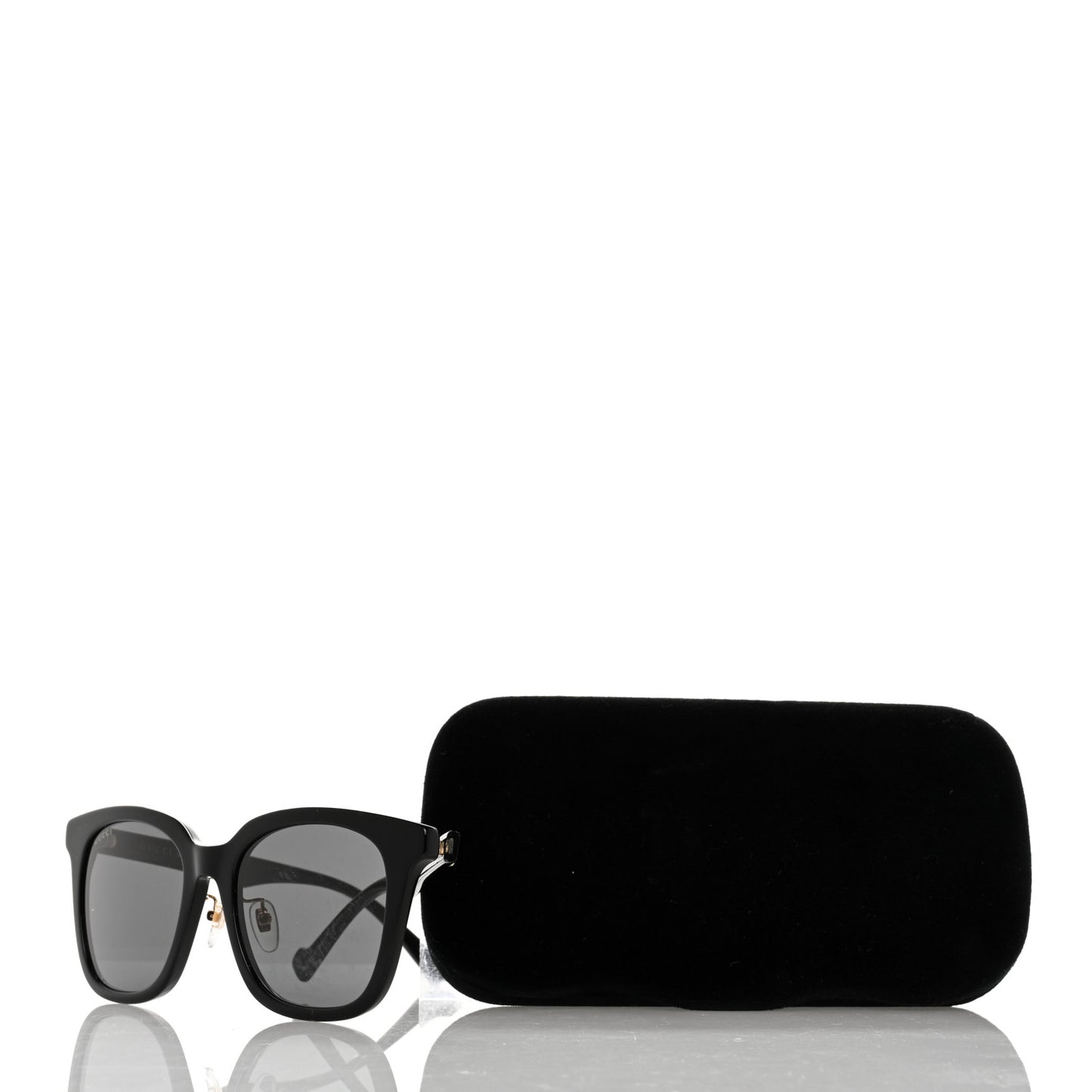 Acetate Square Frame Sunglasses GG1000SK Black
