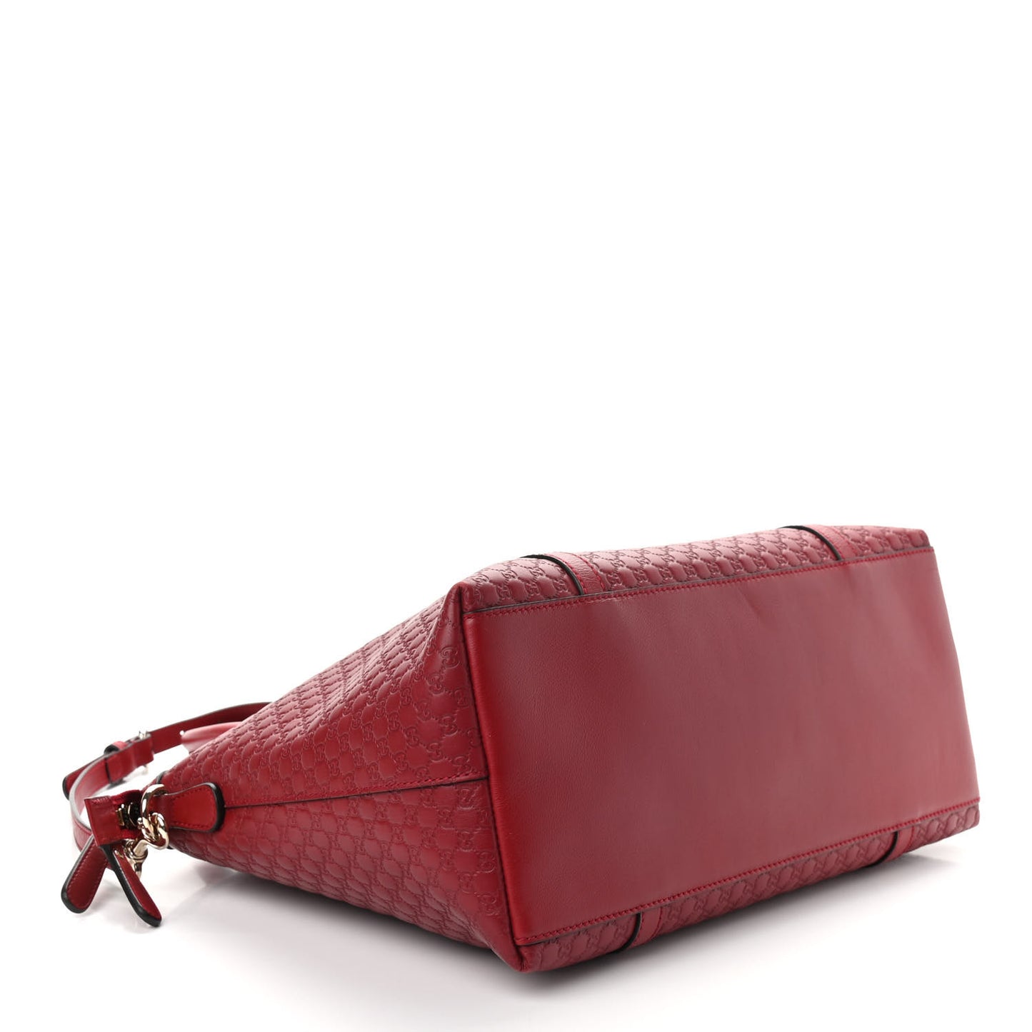 Soft Microguccissima Dome Satchel Red