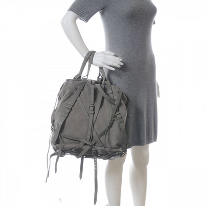 Alexander Wang Suede Kirsten Satchel Grey 2 of 6