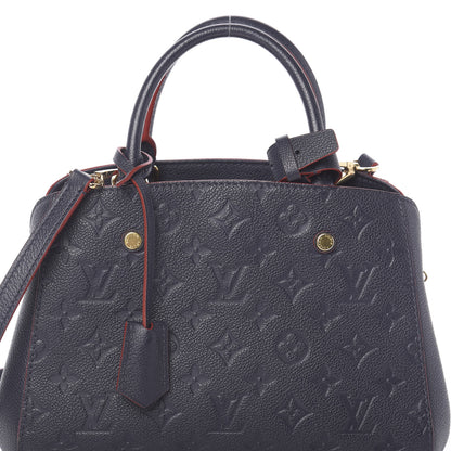 Louis Vuitton Empreinte Montaigne BB Marine Rouge 7 of 9