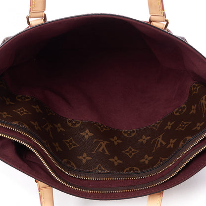 Louis Vuitton Monogram Flower Zipped Tote MM Beige 4 of 9
