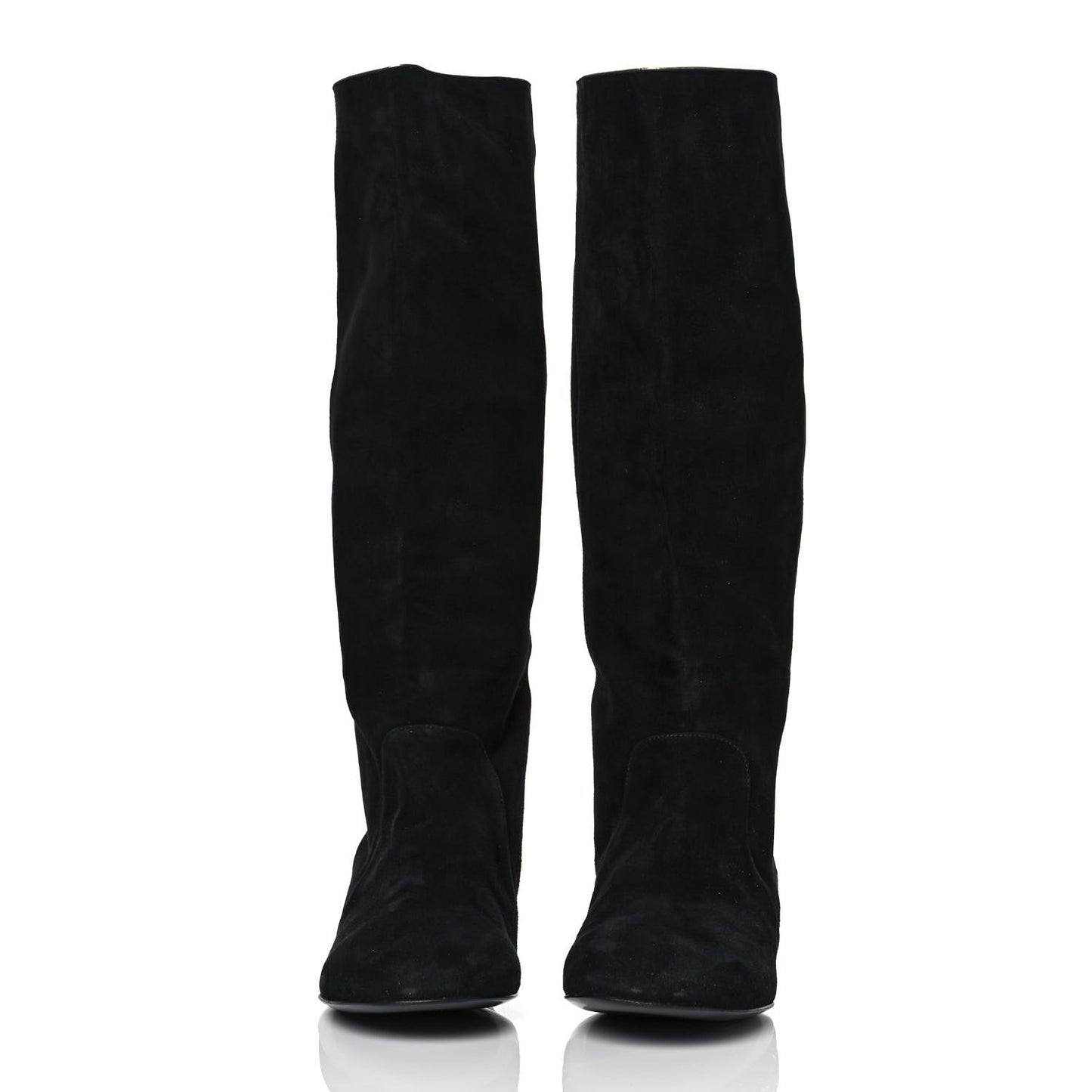 Suede Boots 39 Black