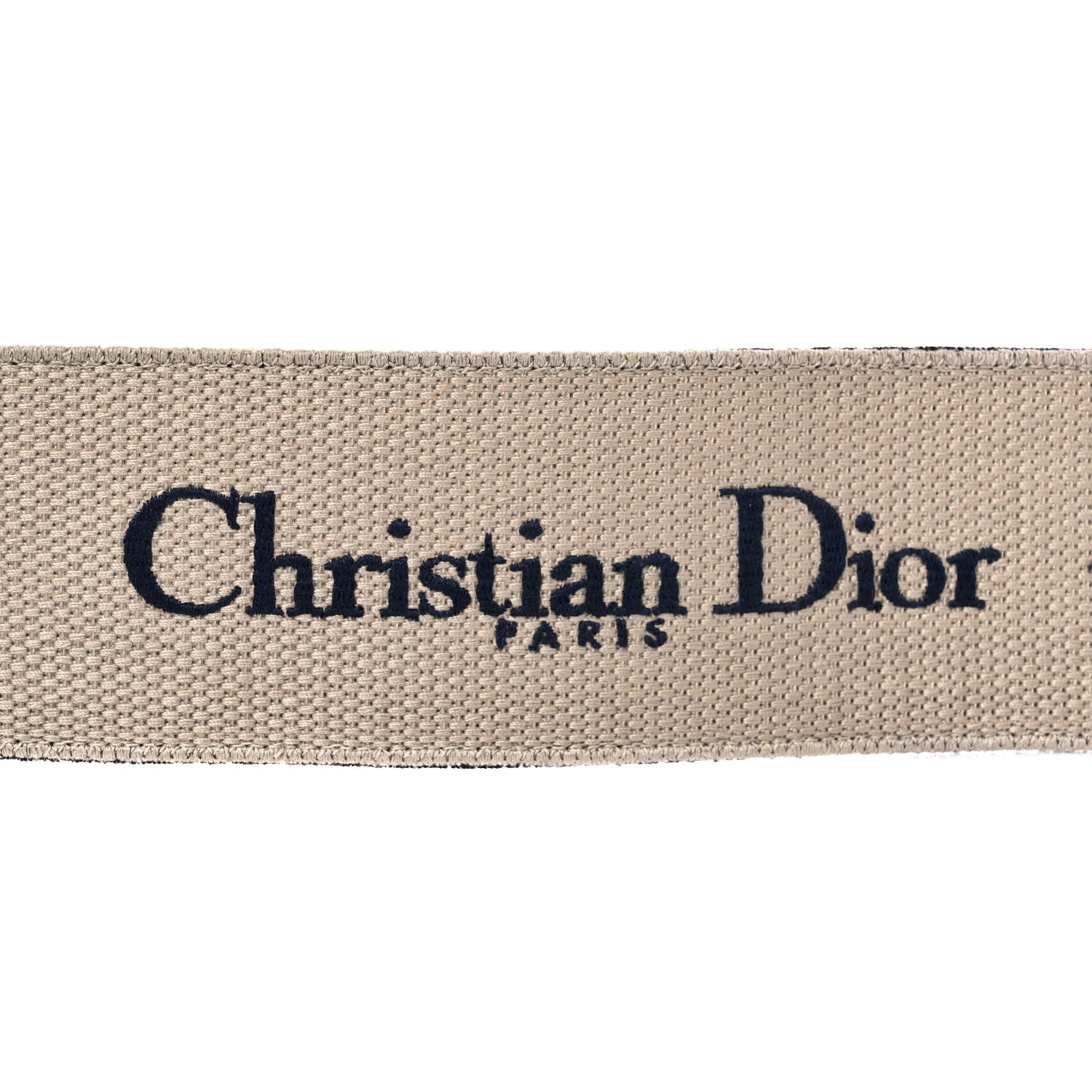 Christian Dior Canvas Embroidered Large Book Belt 75 30 Bleu 6 of 8