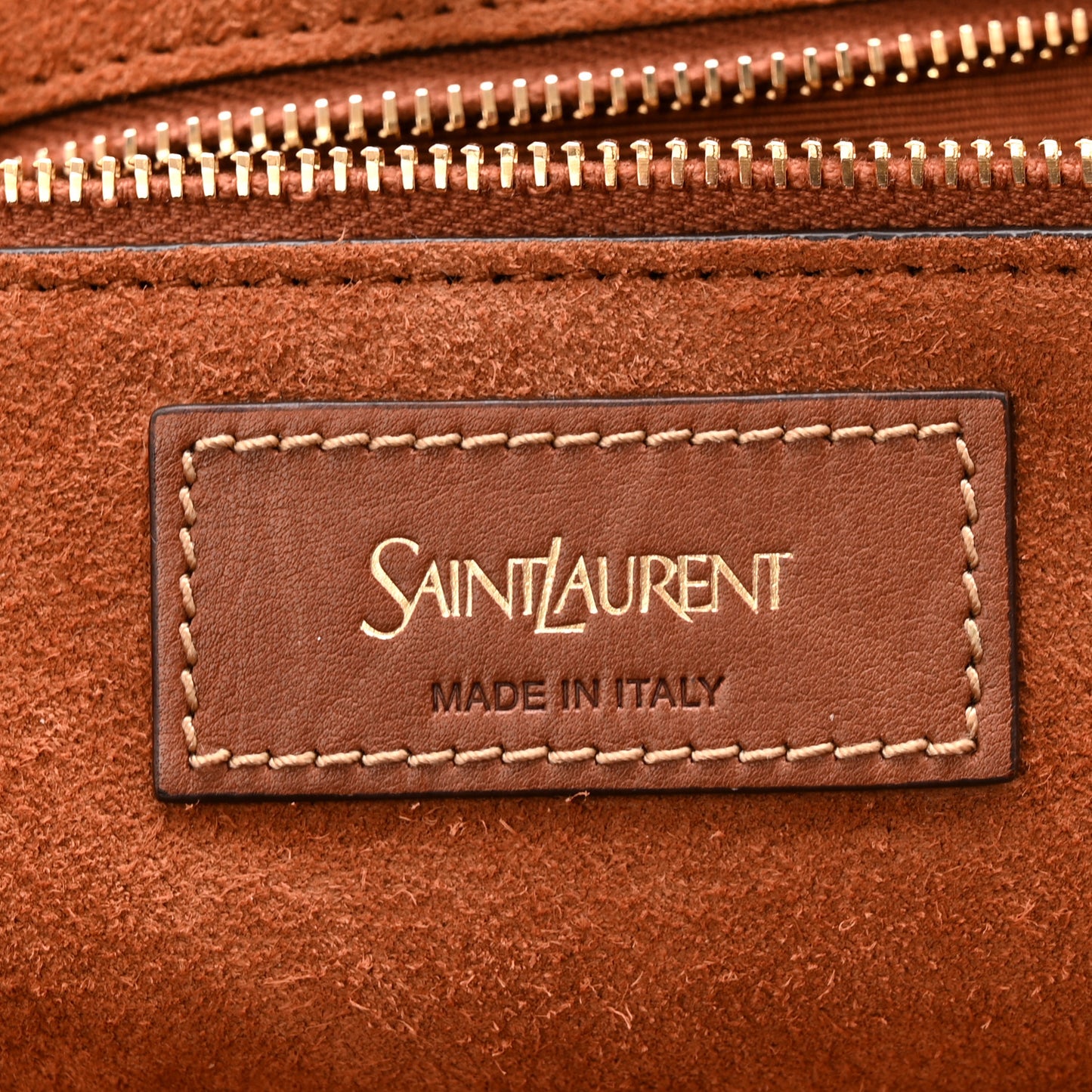 Calfskin Y Tote Brick