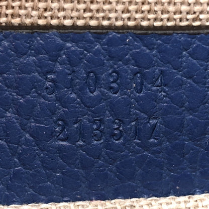 Gucci Dollar Calfskin Small Interlocking G Shoulder Bag Caspian 7 of 13