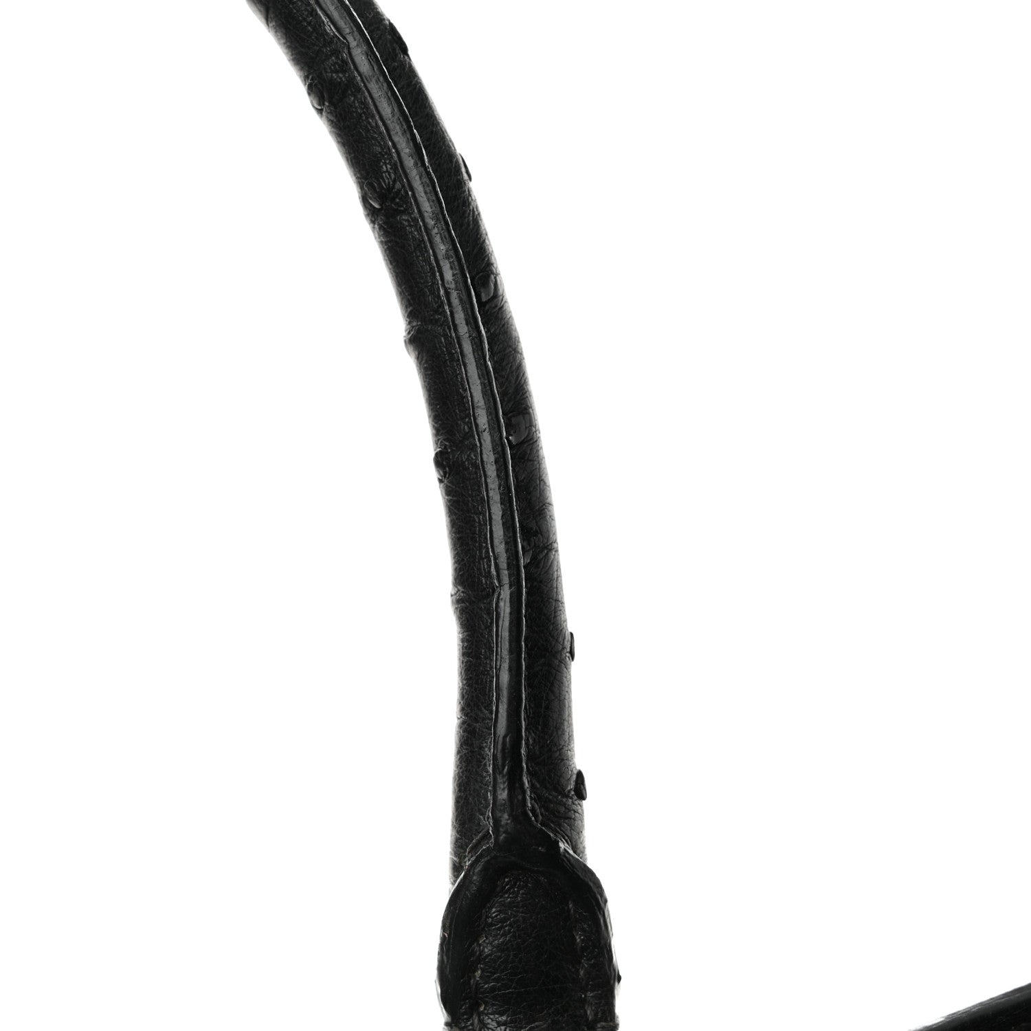 Prada Ostrich Tote Black 15 of 20