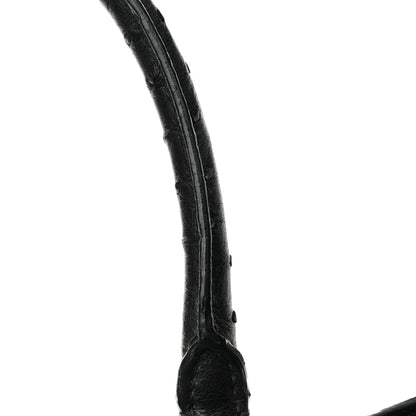 Prada Ostrich Tote Black 15 of 20