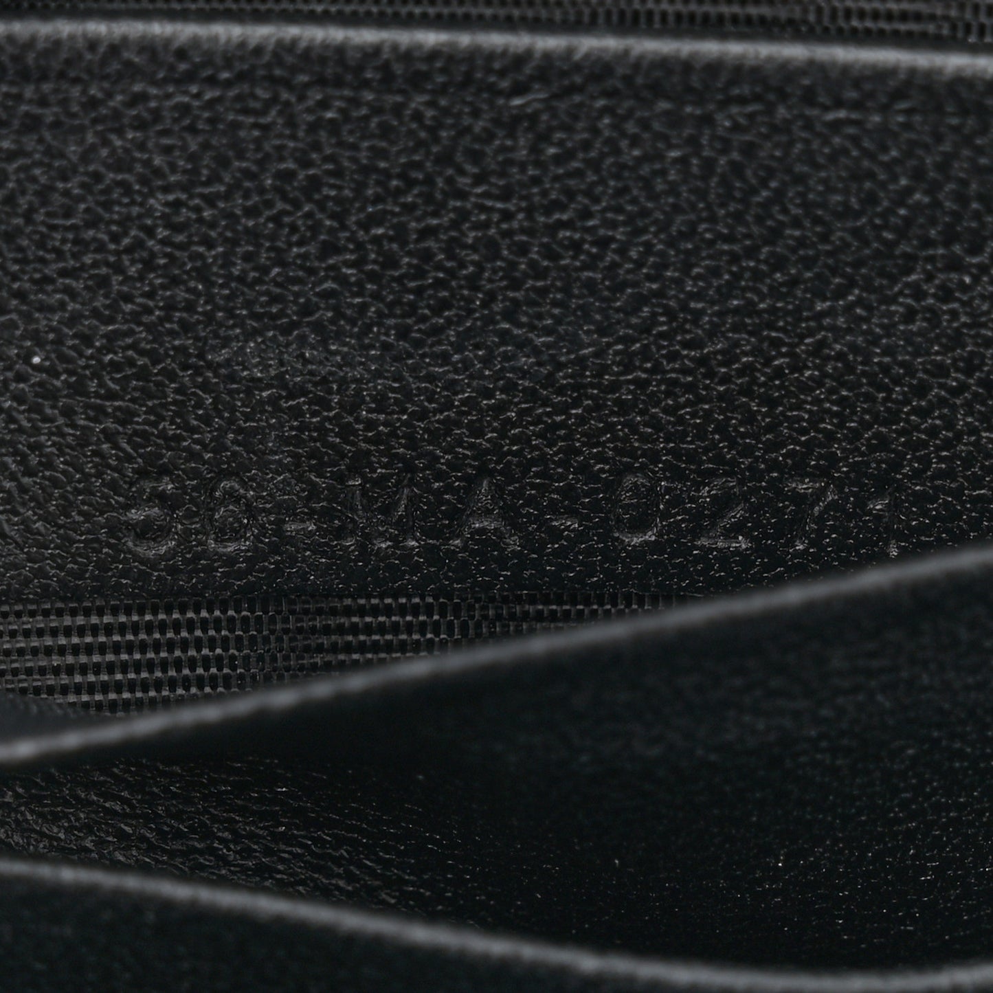 Lambskin Cannage Lady Dior Phone Holder Black