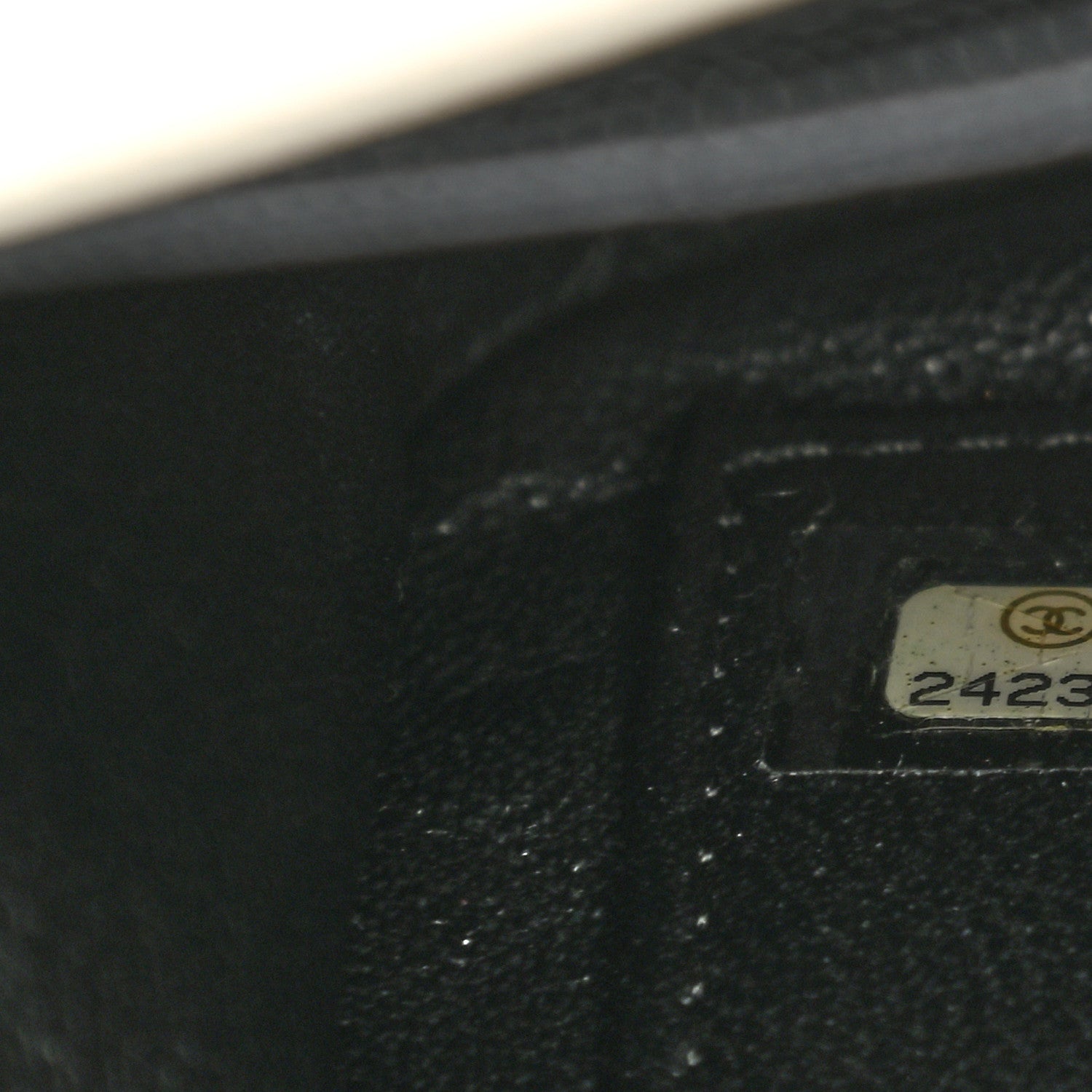 Chanel Caviar Quilted Small CC Filigree Flap White Black 7 of 14