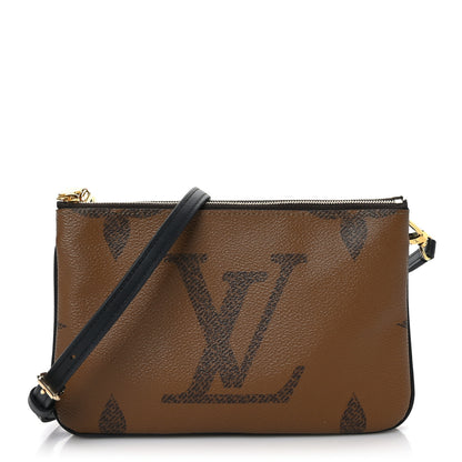 Louis Vuitton Reverse Monogram Giant Double Zip Pochette 1 of 11