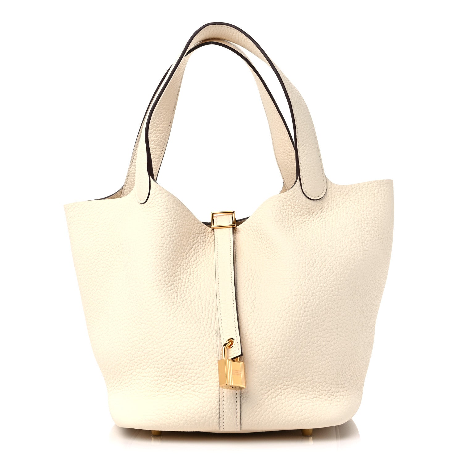 Hermes Taurillon Clemence Picotin Lock 22 MM Nata 1 of 10