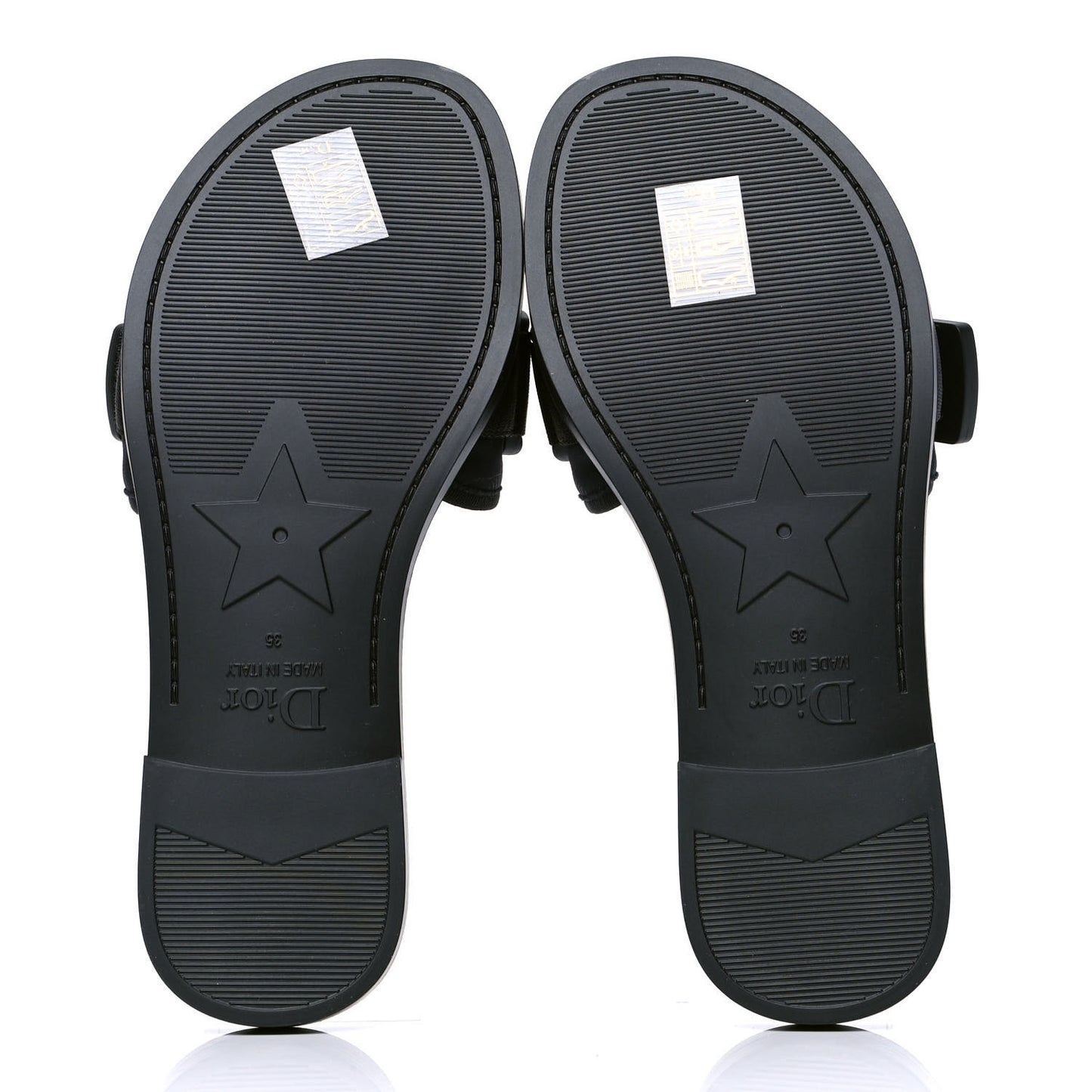 Technical Stretch Fabric Camouflage Dio(r)evolution Slide Sandals 35 Deep Blue