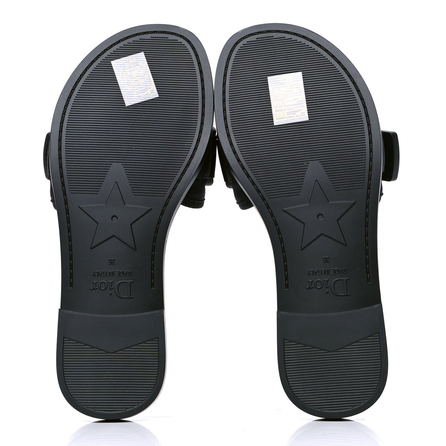 Christian Dior Technical Stretch Fabric Camouflage Dio(r)evolution Slide Sandals 35 Deep Blue 4 of 5