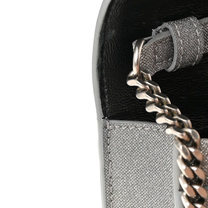 Balenciaga Glitter Fabric Hourglass Chain Bag Grey 14 of 14