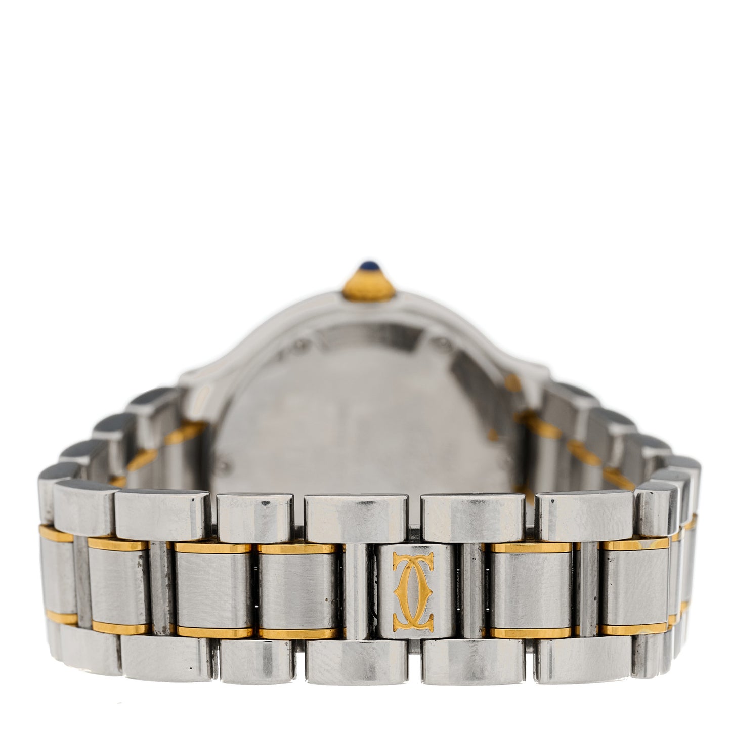 Stainless Steel 18K Yellow Gold 28mm Must De 21 Quartz Watch