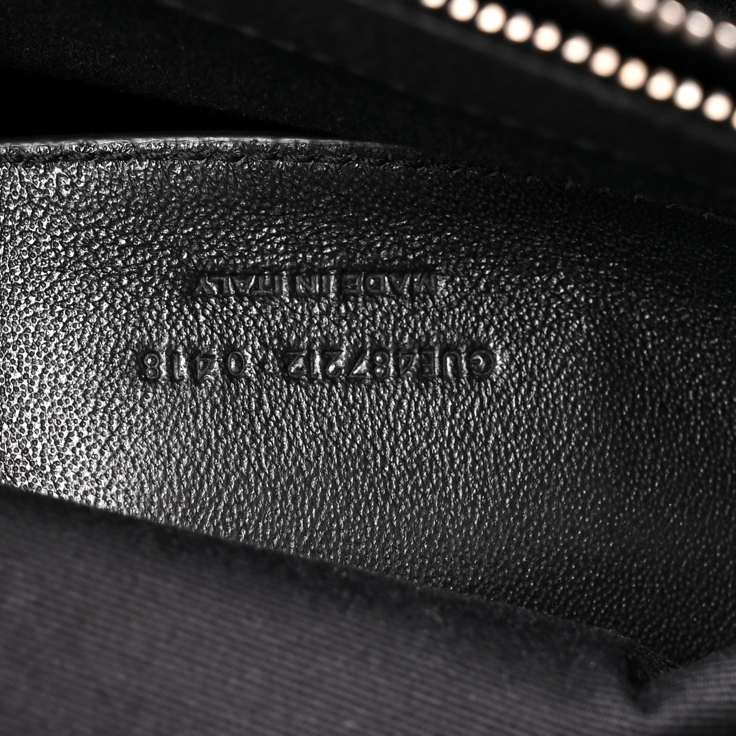 Saint Laurent Sheepskin Matelasse Chevron Monogram Large College Satchel Black 7 of 15