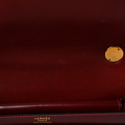 Hermes Box Sack Ex-Libris Shoulder Bag Rouge H 9 of 14